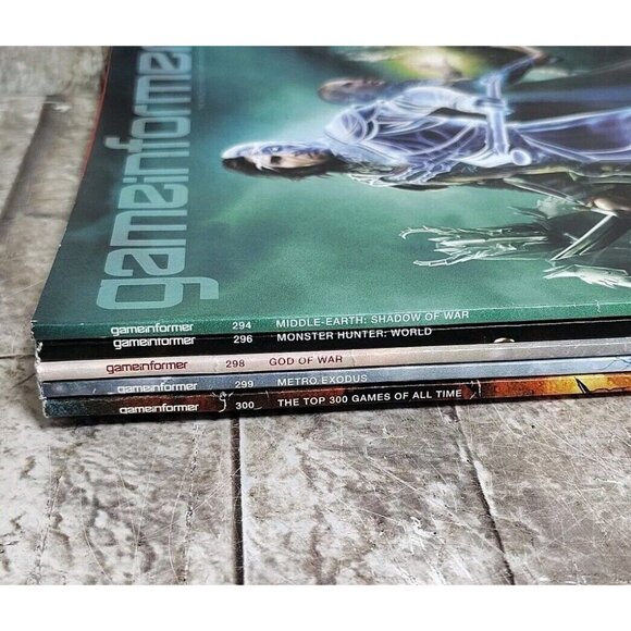 Lot Of 5 Game Informer Magazine Issues 294, 296, 298, 299, 300 - Picture 2 of 11